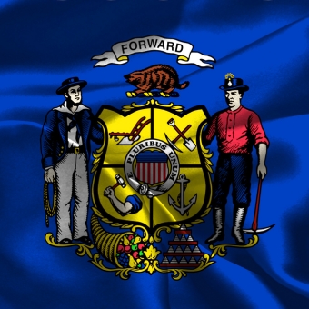 Wisconsin state flag